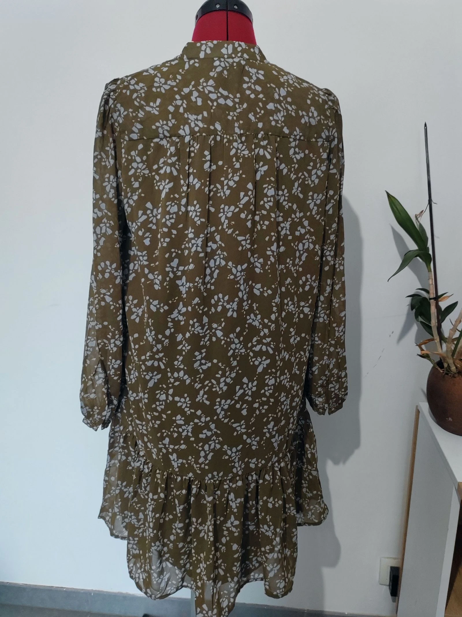 Vestido de gasa fluida – photo 4